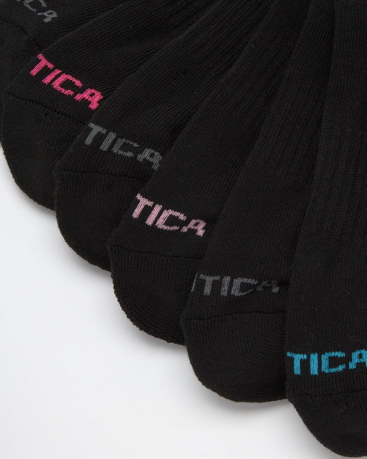 image:imageNautica Womens Low Cut Socks 6 Pack Breathable Mesh Cushioned Athletic Performance No Show Socks for WomenArgyle Black