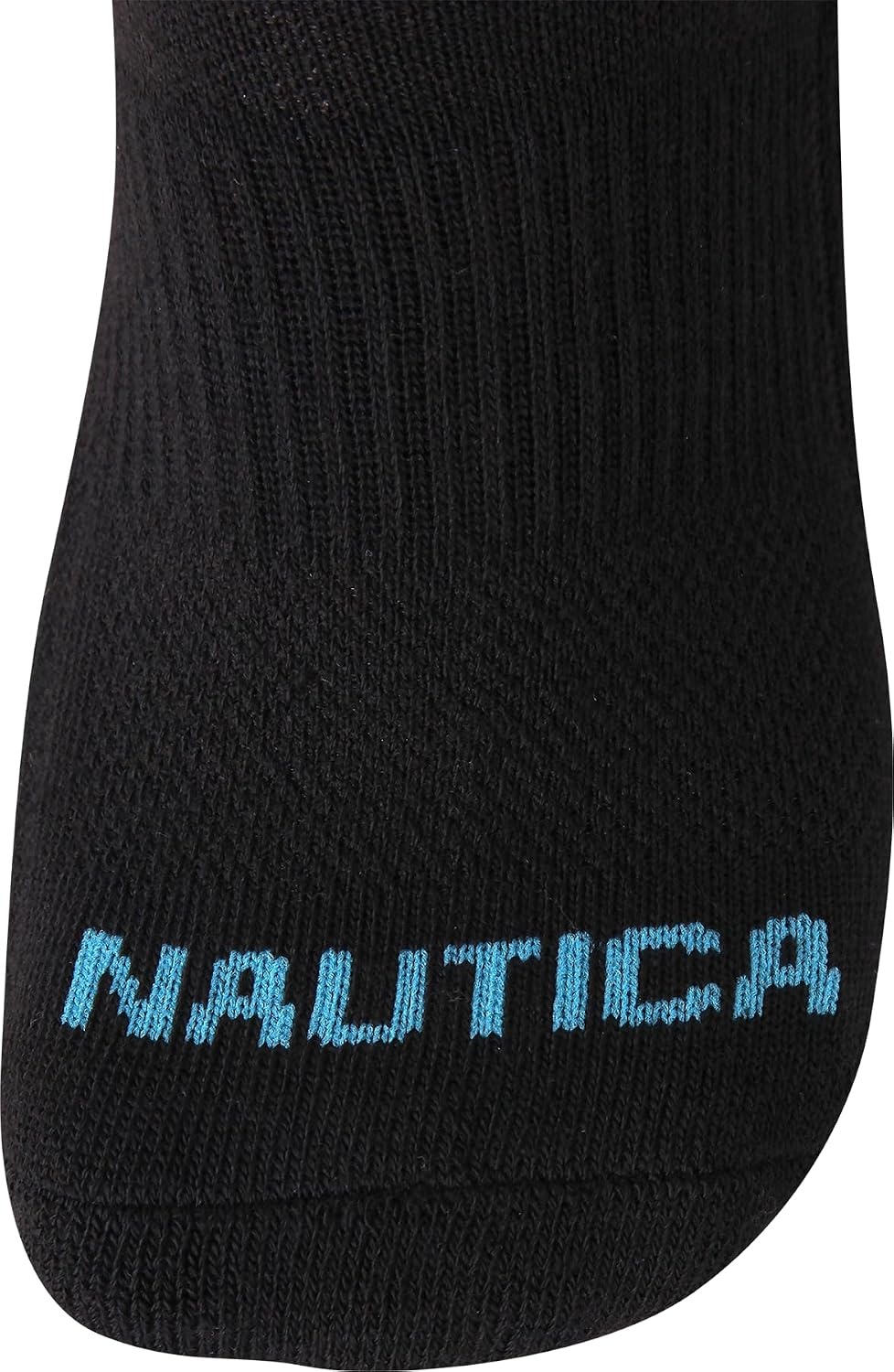 image:imageNautica Womens Low Cut Socks 6 Pack Breathable Mesh Cushioned Athletic Performance No Show Socks for WomenBlack Lines