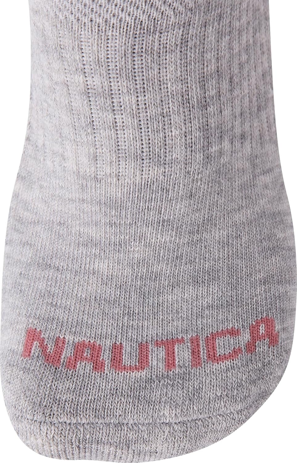 image:imageNautica Womens Low Cut Socks 6 Pack Breathable Mesh Cushioned Athletic Performance No Show Socks for WomenGrey Assorted