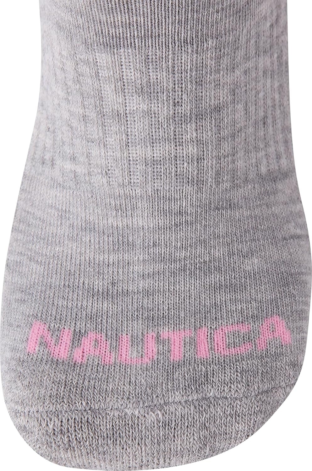 image:imageNautica Womens Low Cut Socks 6 Pack Soft Stretch Breathable Mesh Cushioned Athletic Performance No Show Socks for WomenGrey Assorted