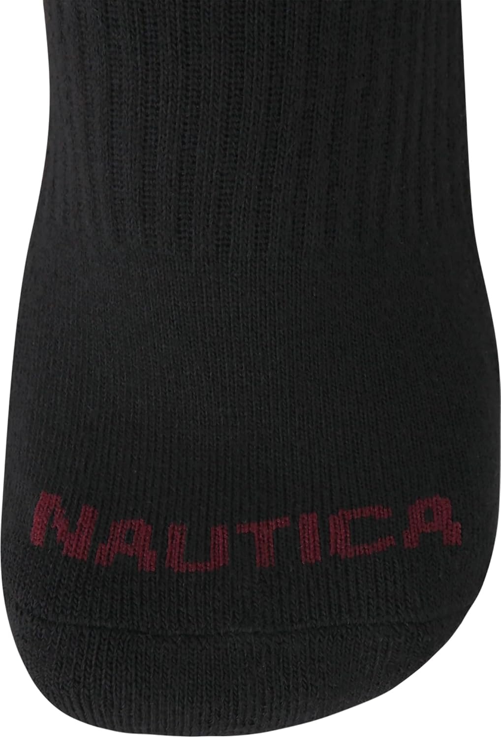 image:imageNautica Womens Low Cut Socks 6 Pack Soft Stretch Breathable Mesh Cushioned Athletic Performance No Show Socks for WomenSolid Black