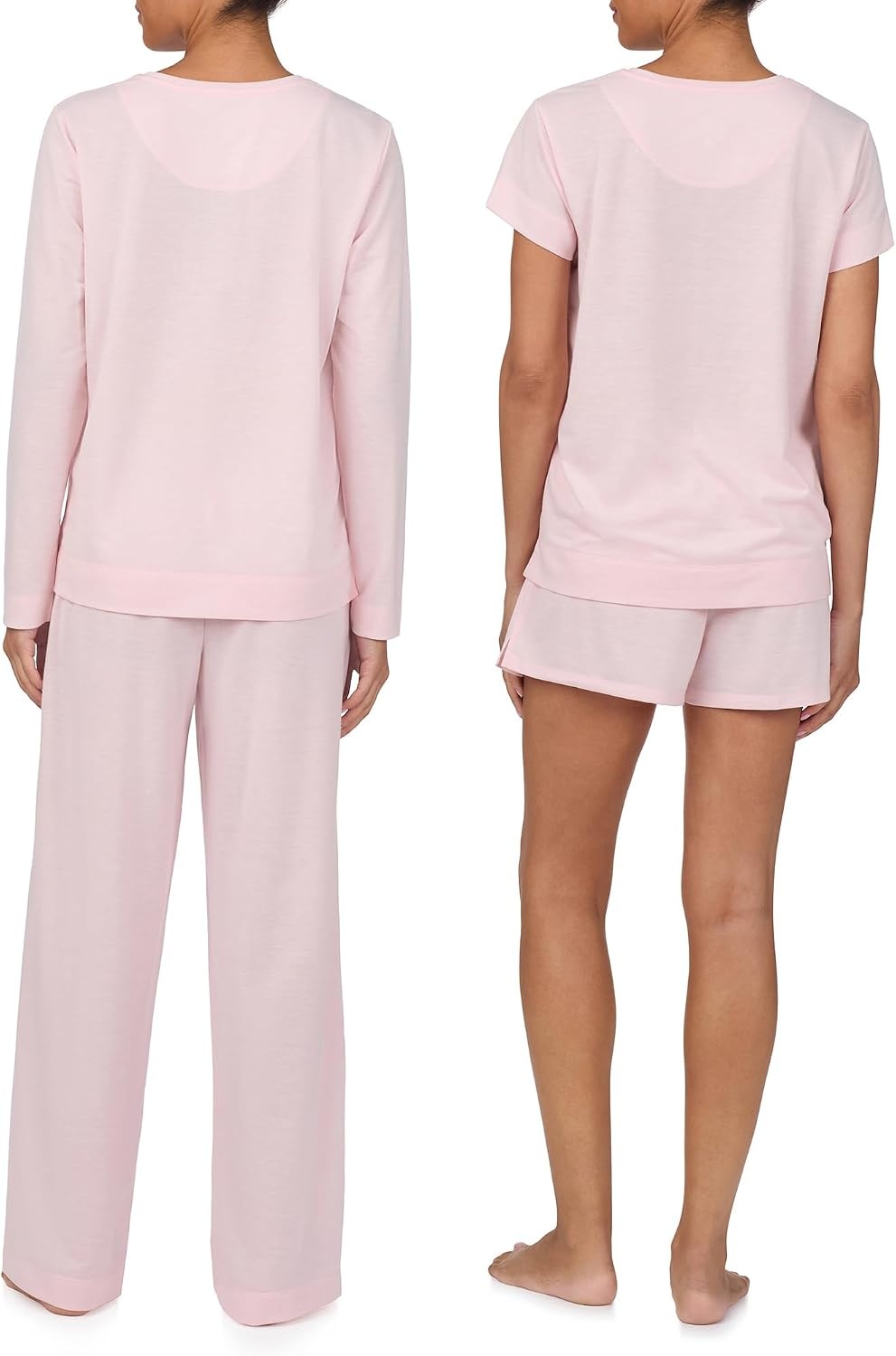 image:imageNautica Womens Matching Sleep amp Lounge Pajama Set Lightweight French Terry Long amp Short Sleeve Top Pants amp Shorts SetsPink