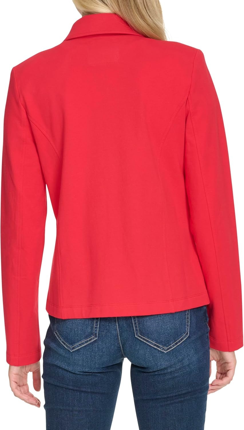 image:imageNautica Womens Open Front Knit Captains Jacket JacketRegatta Red