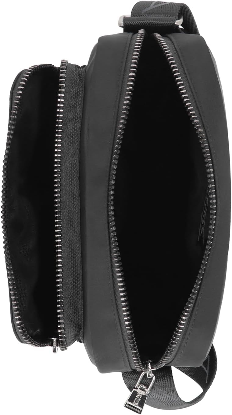 image:imageNautica Womens Out and About Adjustable Crossbody Bag Purse AdjustableBlack Nylon