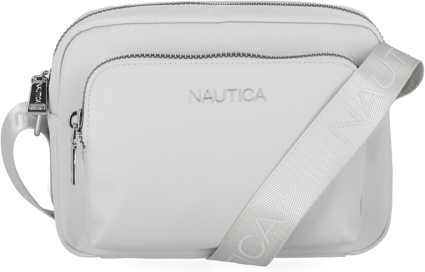 image:imageNautica Womens Out and About Adjustable Crossbody Bag Purse AdjustableIce Nylon
