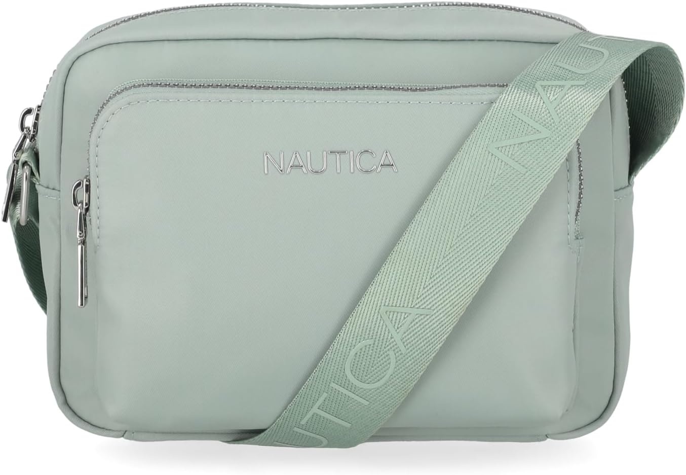 image:imageNautica Womens Out and About Adjustable Crossbody Bag Purse AdjustableSage Nylon