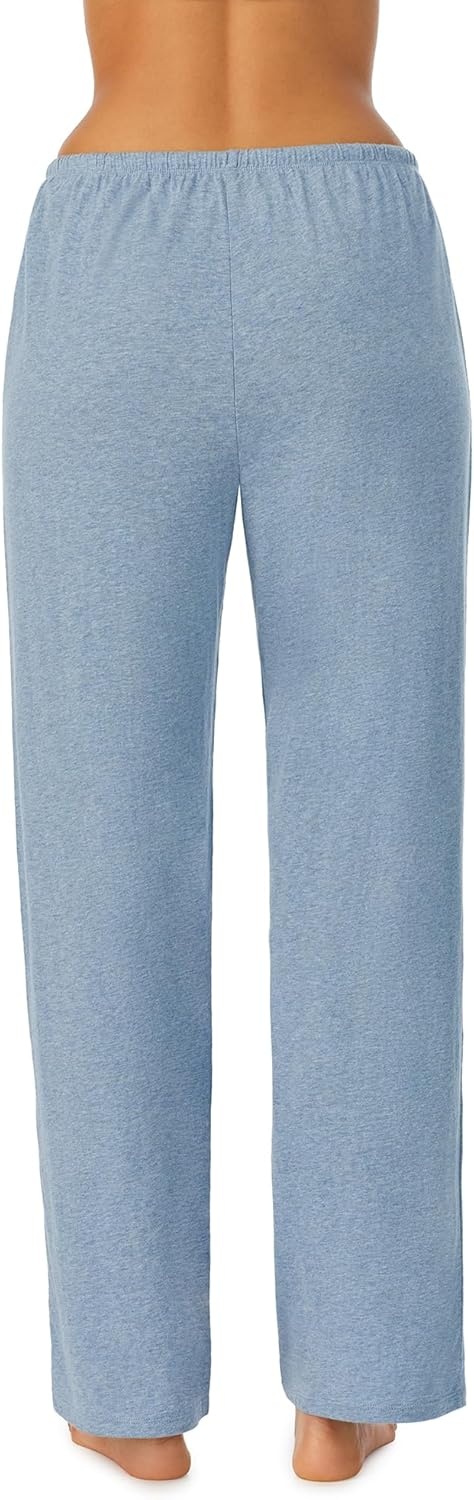 image:imageNautica Womens Pajama Pants Lightweight Wide Leg Lounge Pants Cotton Knit Jersey Sleepwear Loungewear PJs for WomenHeather Blue