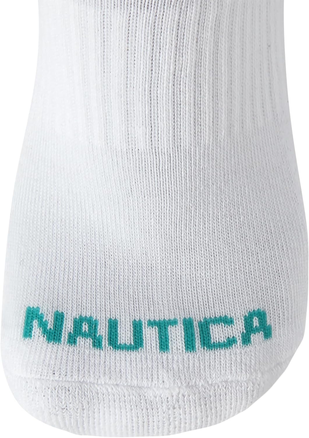 image:imageNautica Womens Quarter Cut Moisture Control Athletic Socks with Cushioned Comfort 12 PackBright White
