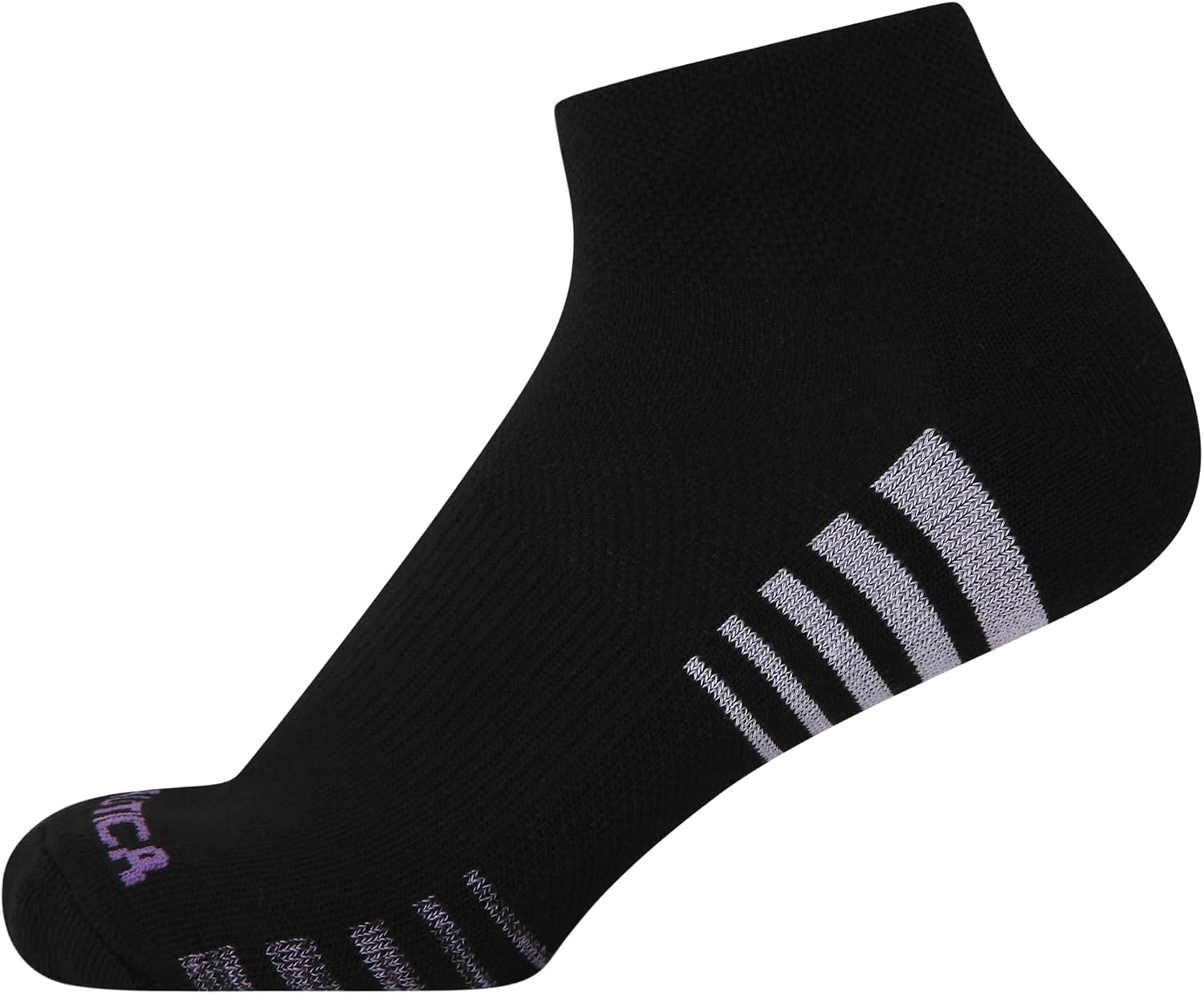 image:imageNautica Womens Quarter Cut Moisture Control Athletic Socks with Cushioned Comfort 12 PackClassic Black