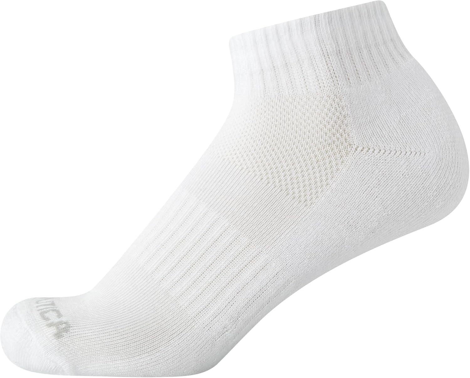 image:imageNautica Womens Quarter Cut Moisture Control Athletic Socks with Cushioned Comfort 12 PackWhite Stripe