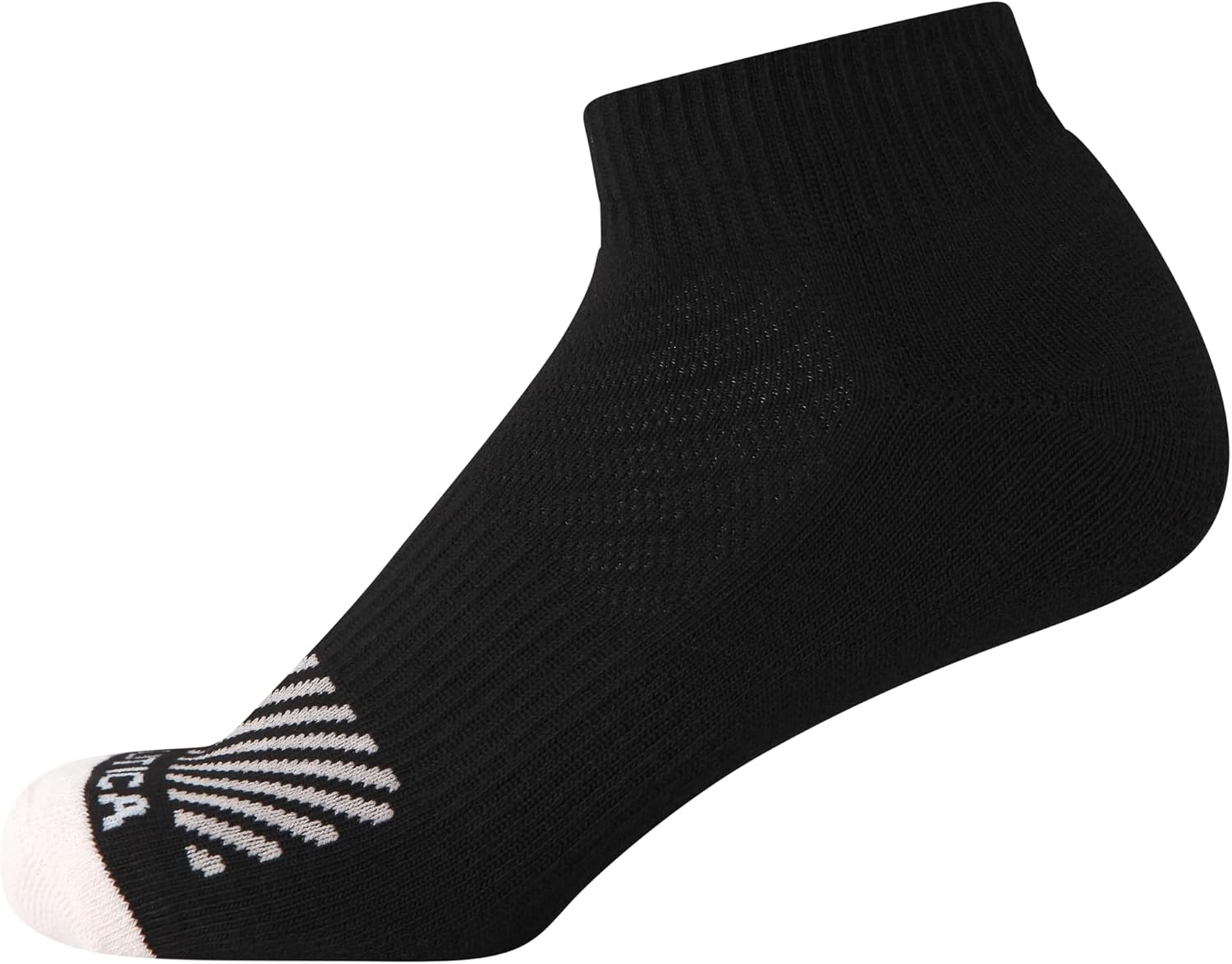 image:imageNautica Womens Quarter Socks 12 Pack Moisture Control Cushioned Athletic Socks for Women for Sport amp Gym Wear Size 410Assorted Logo