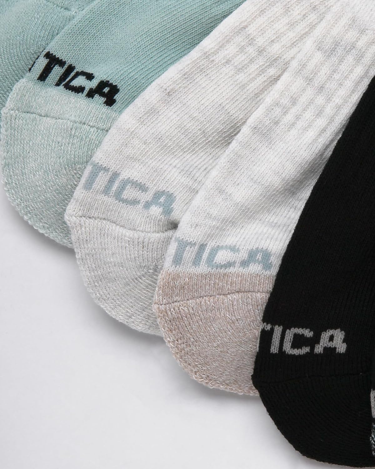 image:imageNautica Womens Quarter Socks 12 Pack Moisture Control Cushioned Athletic Socks for Women for Sport amp Gym Wear Size 410BlackOatmealGreen