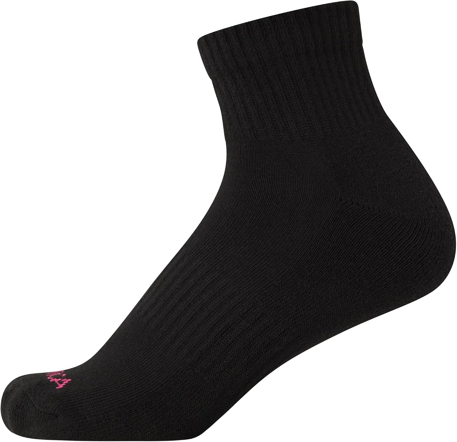 image:imageNautica Womens Quarter Socks 12 Pack Moisture Control Cushioned Athletic Socks for Women for Sport amp Gym Wear Size 410High Quarter Black