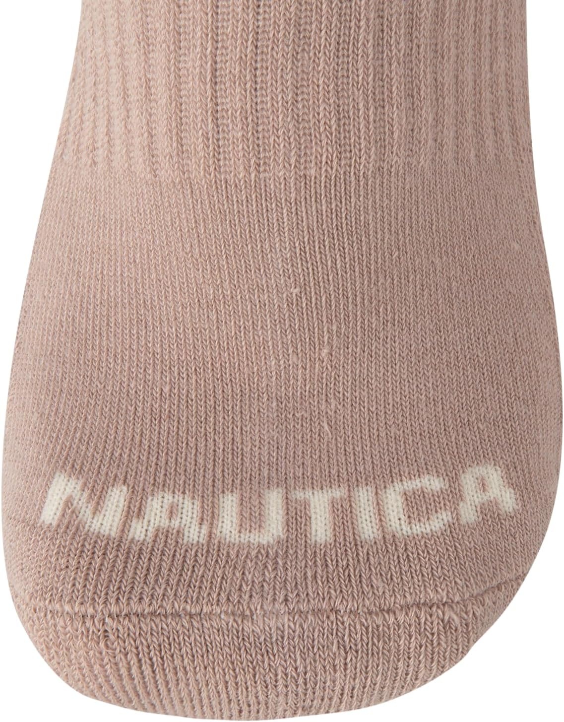 image:imageNautica Womens Quarter Socks 12 Pack Moisture Control Cushioned Athletic Socks for Women for Sport amp Gym Wear Size 410High Quarter Oatmeal Heather