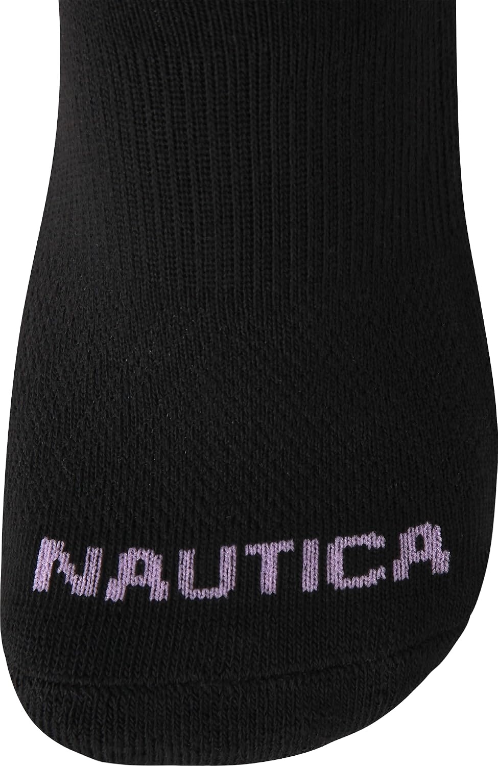 image:imageNautica Womens Quarter Socks 6 Pack Cushioned Athletic Performance Breathable Mesh Womens Ankle Socks Sizes 410Black