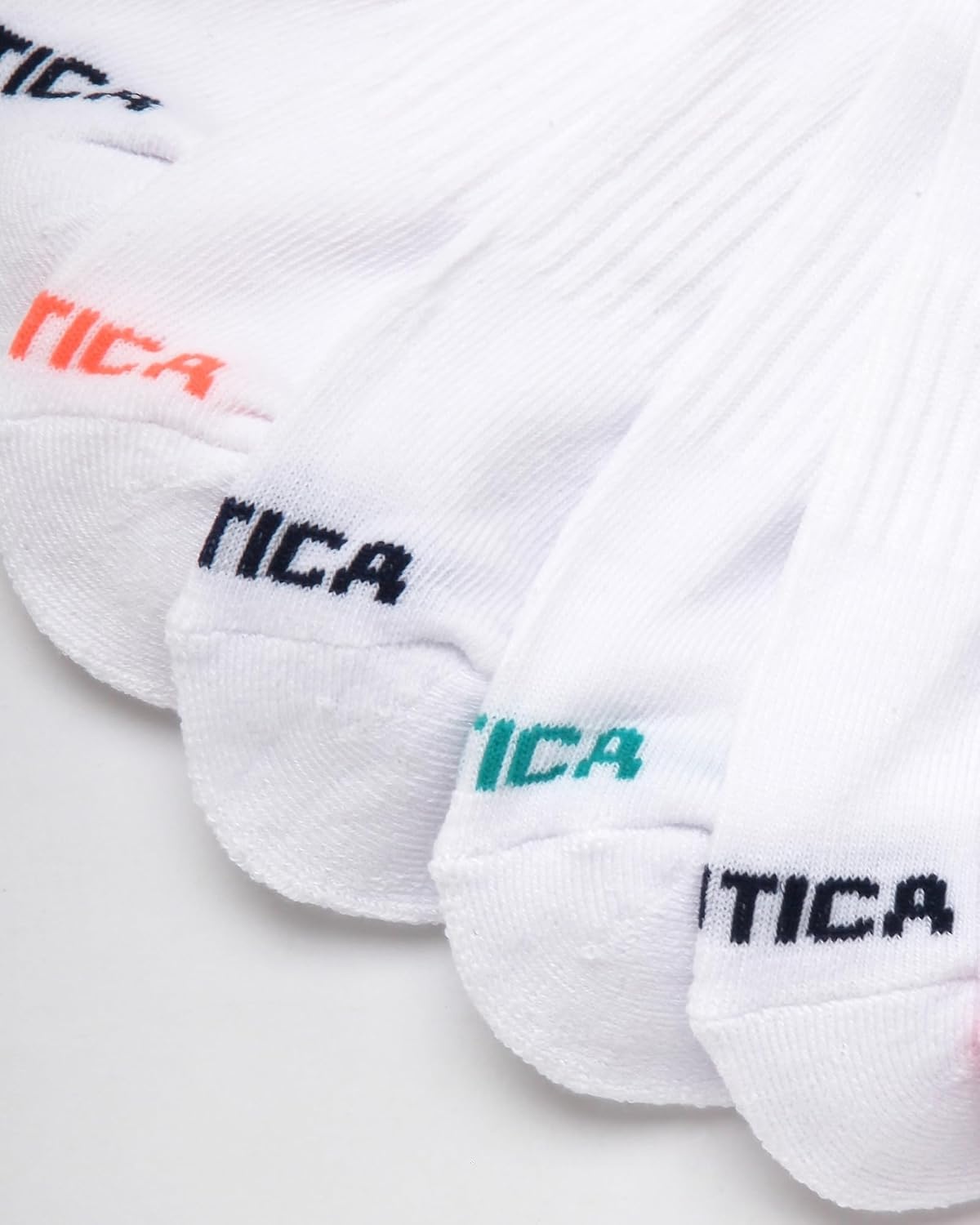image:imageNautica Womens Quarter Socks 6 Pack Cushioned Athletic Performance Breathable Mesh Womens Ankle Socks Sizes 410Bright White