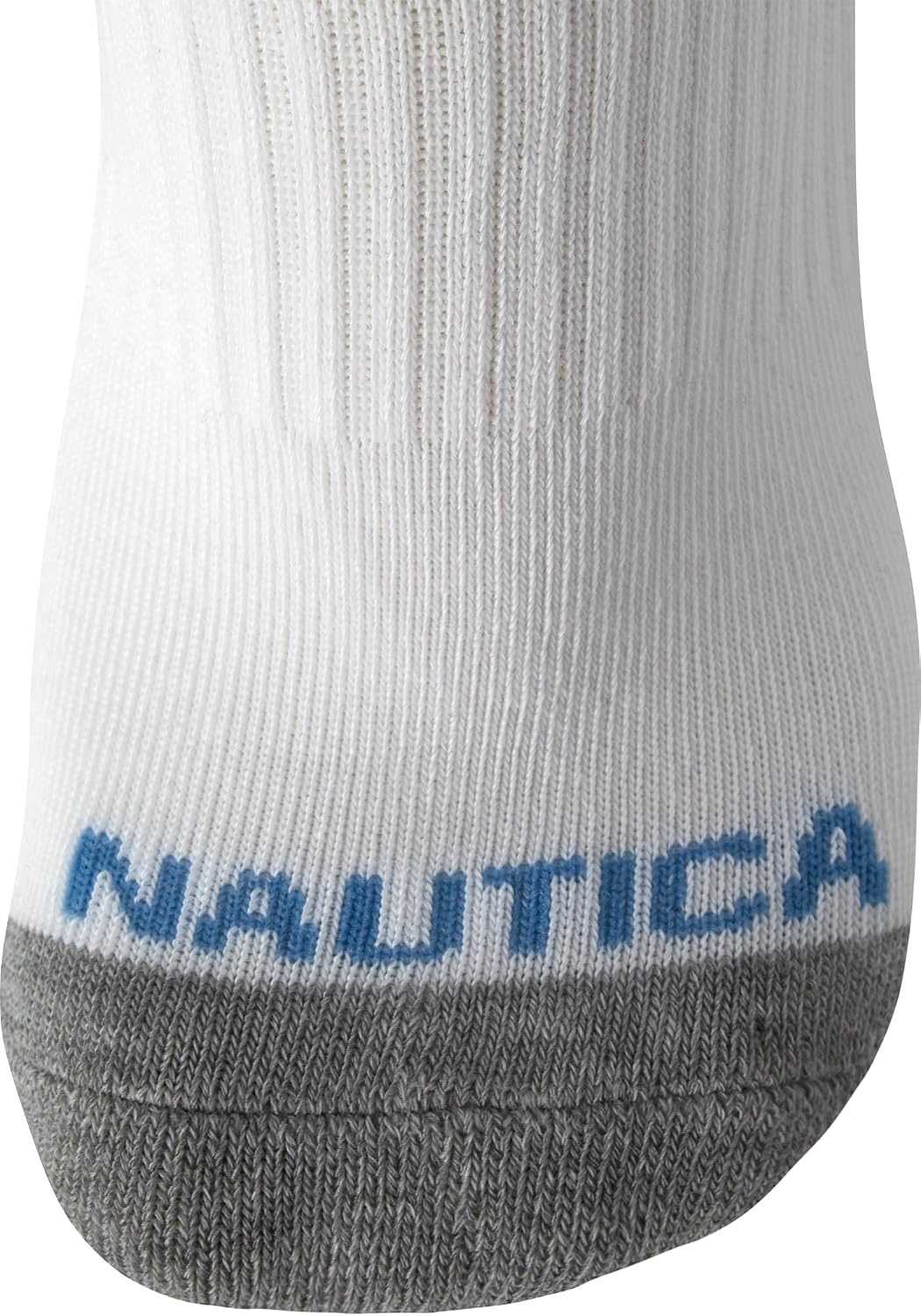 image:imageNautica Womens Quarter Socks 6 Pack Cushioned Athletic Performance Breathable Mesh Womens Ankle Socks Sizes 410Classic White
