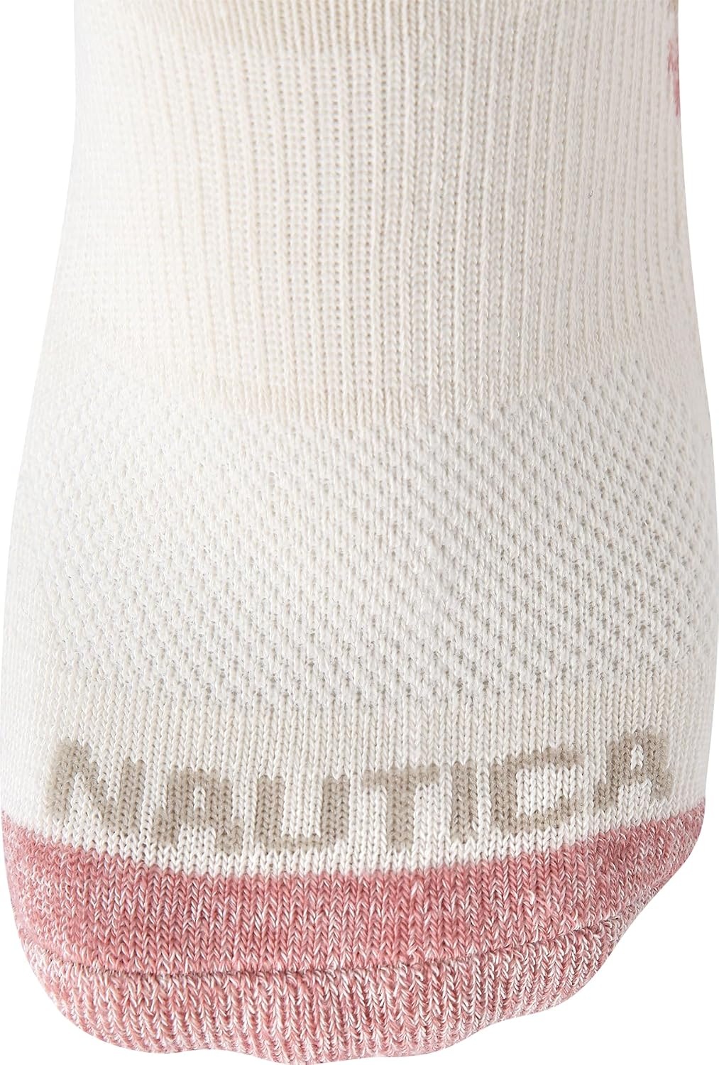 image:imageNautica Womens Quarter Socks 6 Pack Cushioned Moisture Wicking Athletic Quarter Socks for WomenOatmeal Logo