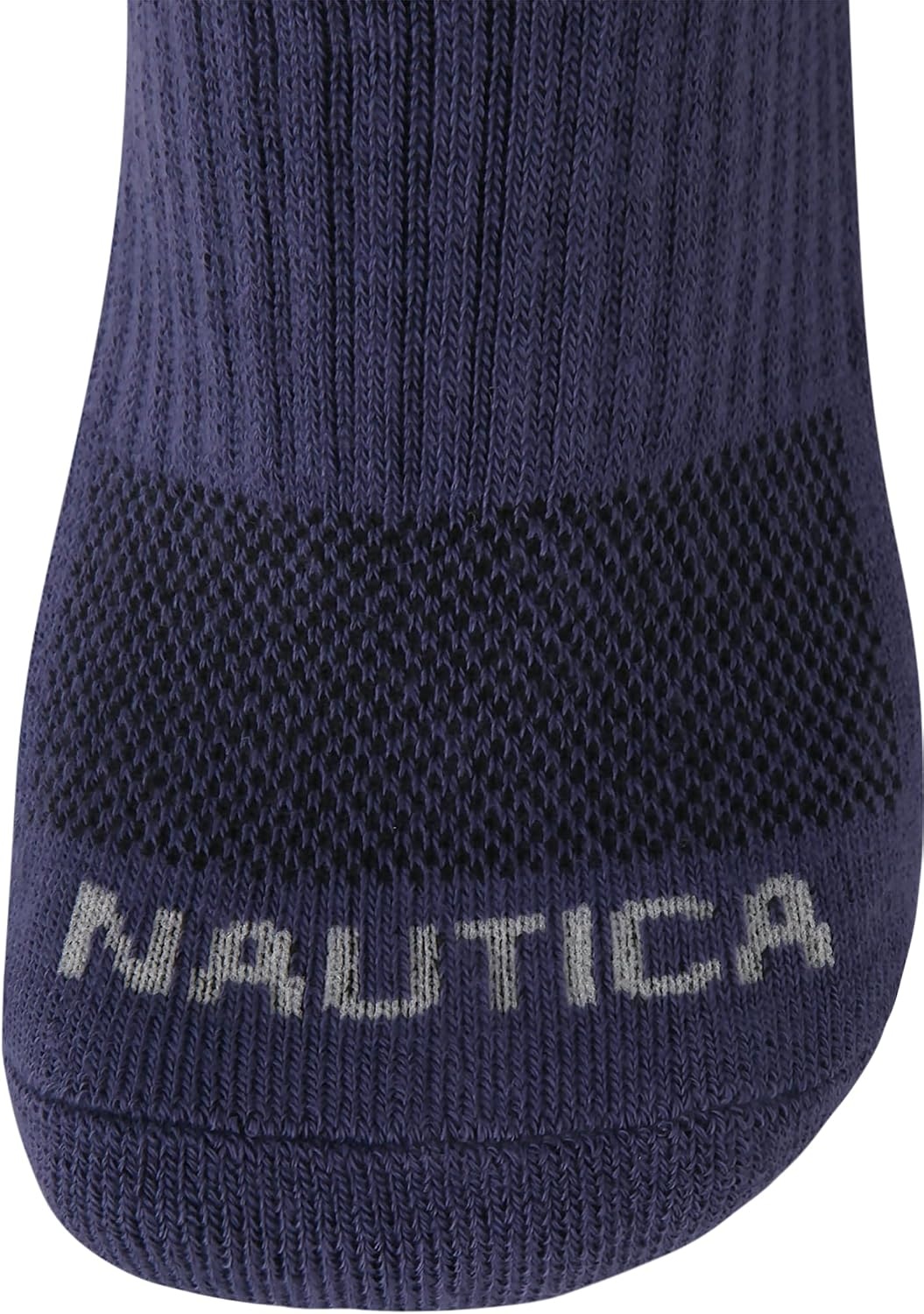 image:imageNautica Womens Quarter Socks 6 Pack Cushioned Moisture Wicking Athletic Quarter Socks for WomenWhiteGreyBlue