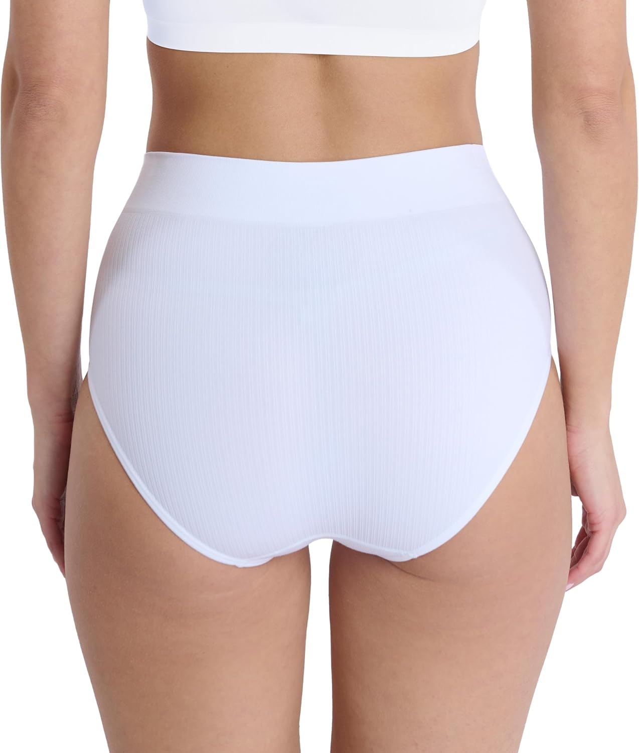image:imageNautica Womens Seamless Ribbed Knit Brief Underwear Set 5PackNocturnal NavyWhiteSoft TaupeBlushed IceMd Heather Grey