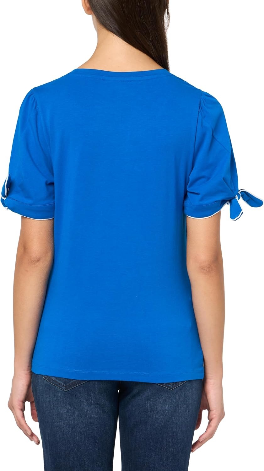 image:imageNautica Womens Short Sleeve Cotton Solid TShirtCerulean