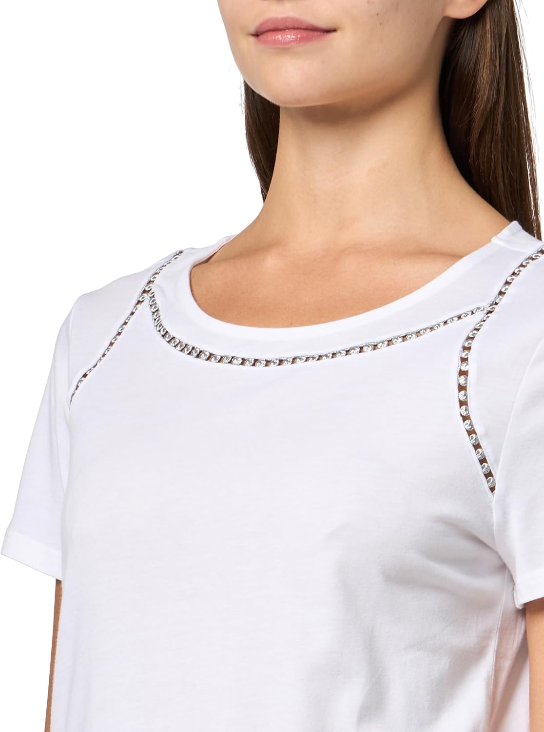 image:imageNautica Womens Short Sleeve Crewneck TShirtBright White