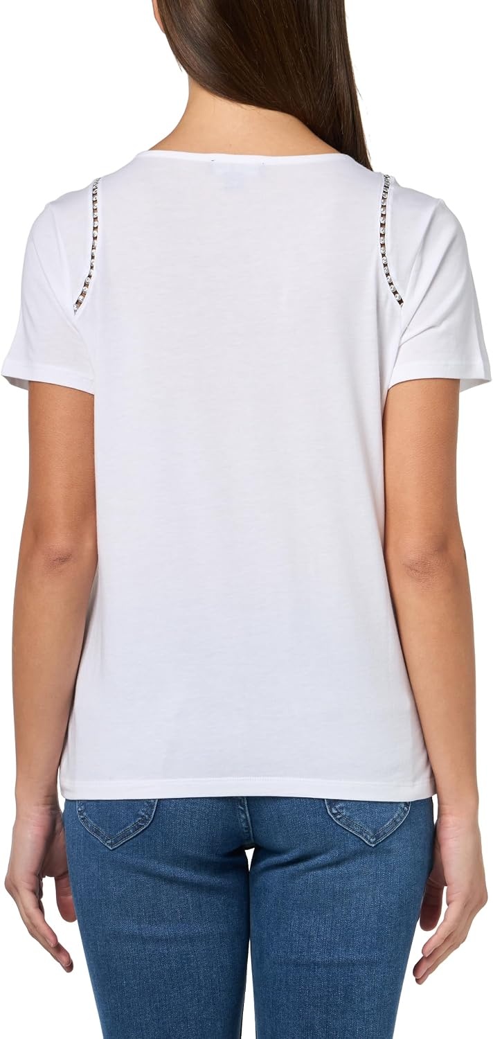 image:imageNautica Womens Short Sleeve Crewneck TShirtBright White
