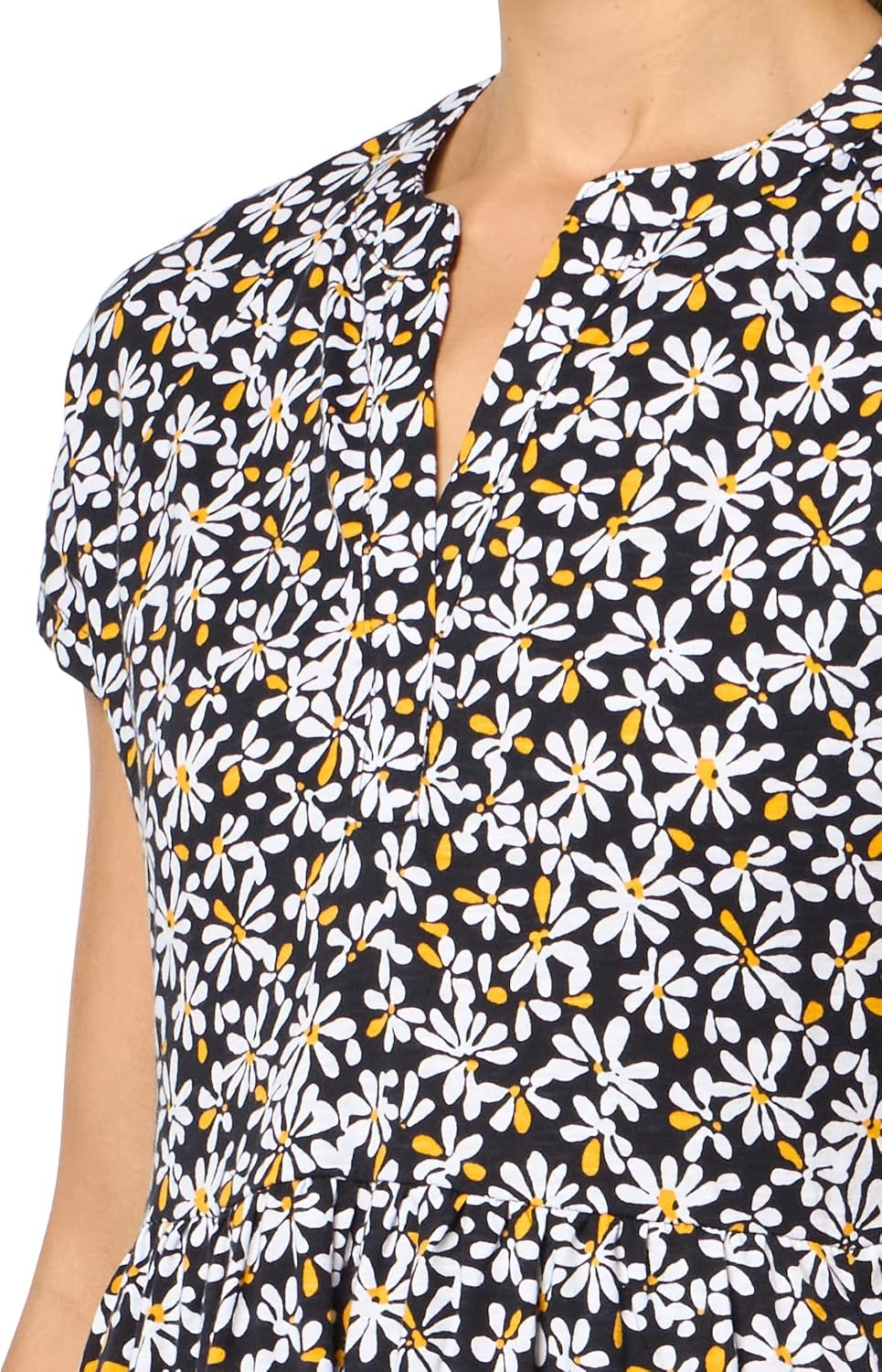 image:imageNautica Womens Short Sleeve Midi Knit Soft DressNight Sky Multi