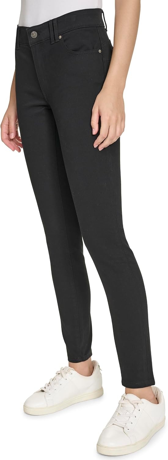 image:imageNautica Womens Skinny Fit Solution Sateen PantBlack