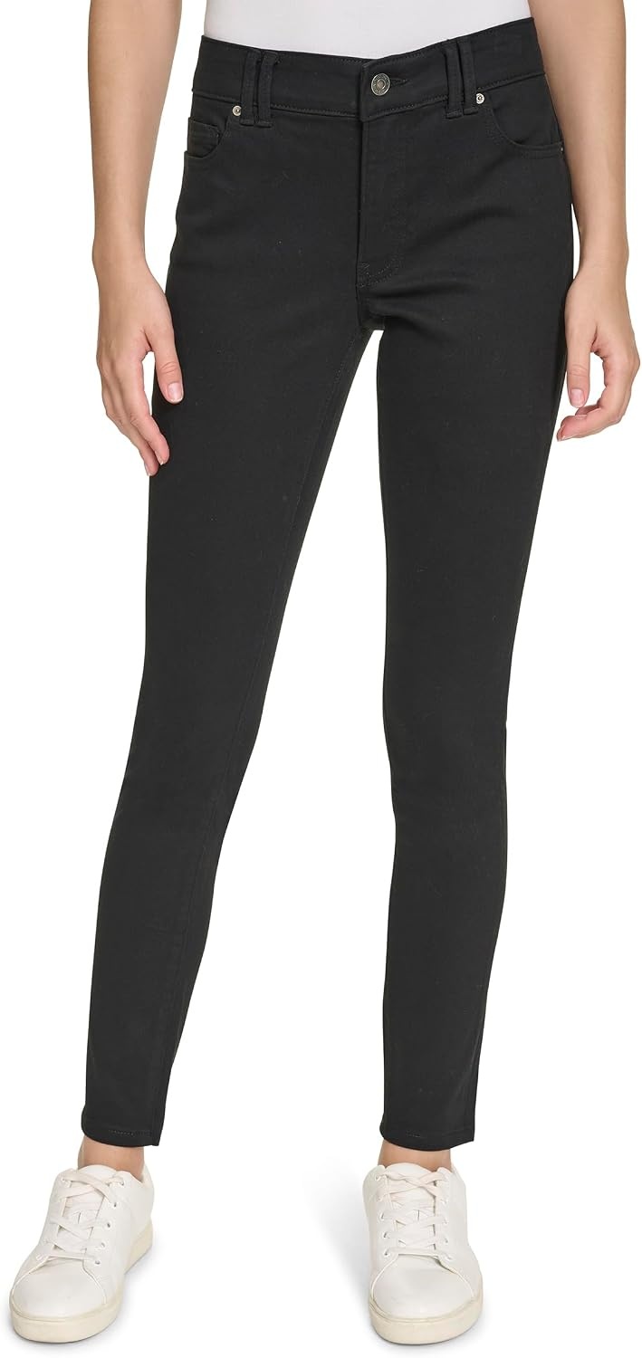 image:imageNautica Womens Skinny Fit Solution Sateen PantBlack