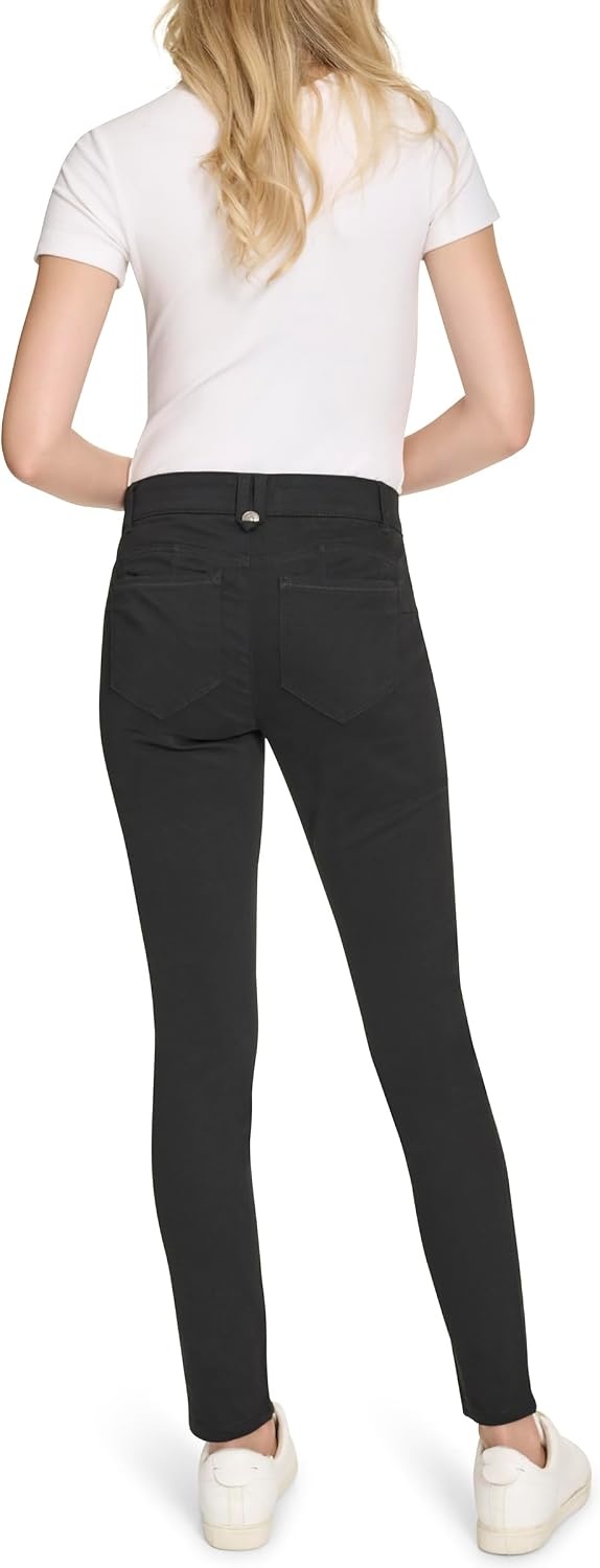 image:imageNautica Womens Skinny Fit Solution Sateen PantBlack
