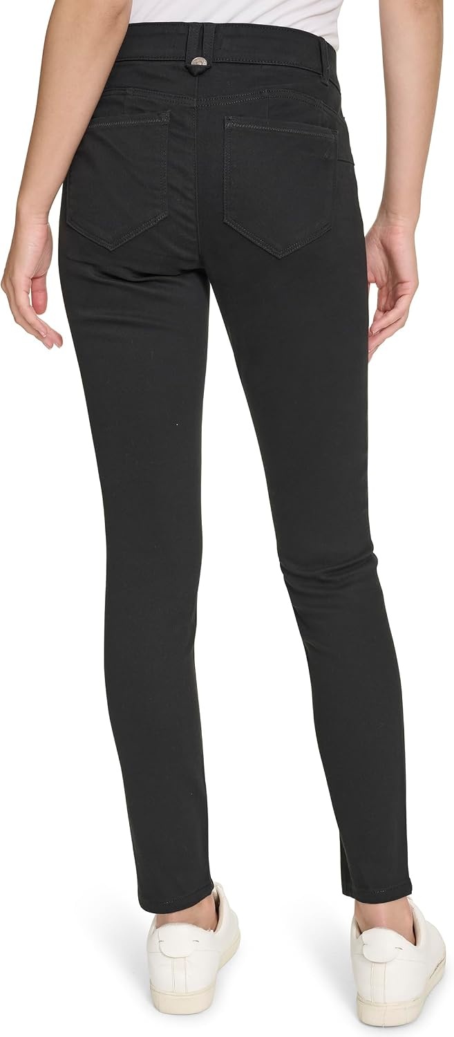 image:imageNautica Womens Skinny Fit Solution Sateen PantBlack