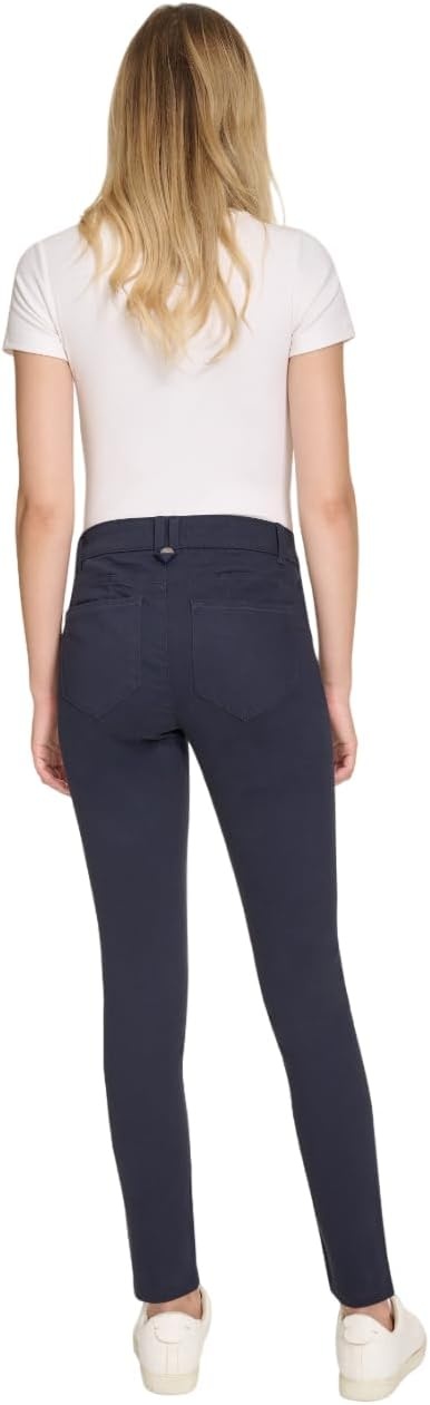 image:imageNautica Womens Skinny Fit Solution Sateen PantNight Sky