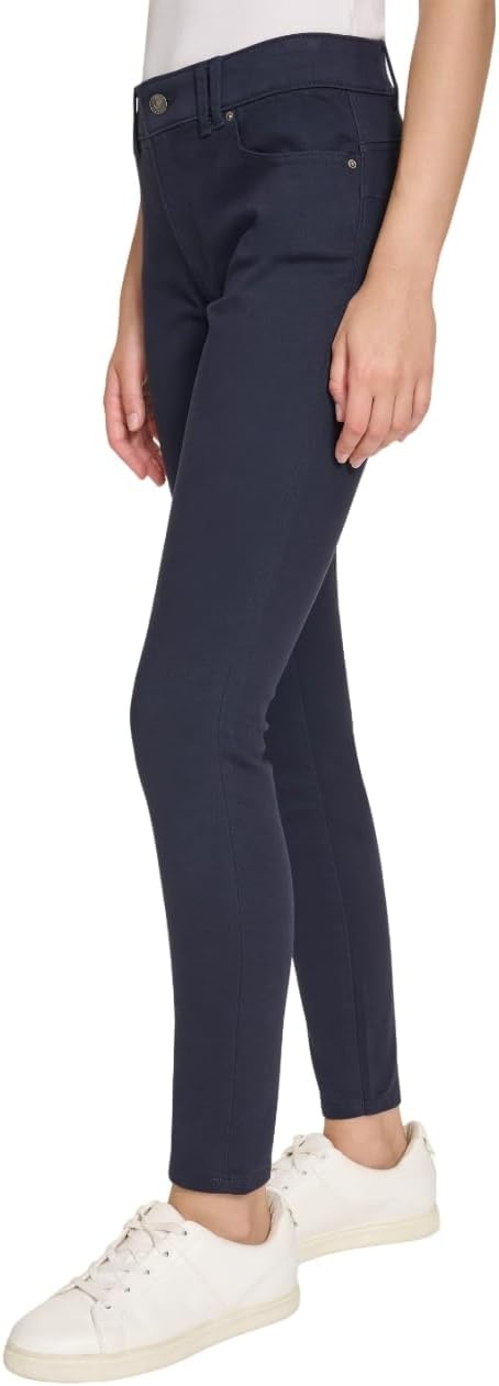 image:imageNautica Womens Skinny Fit Solution Sateen PantNight Sky