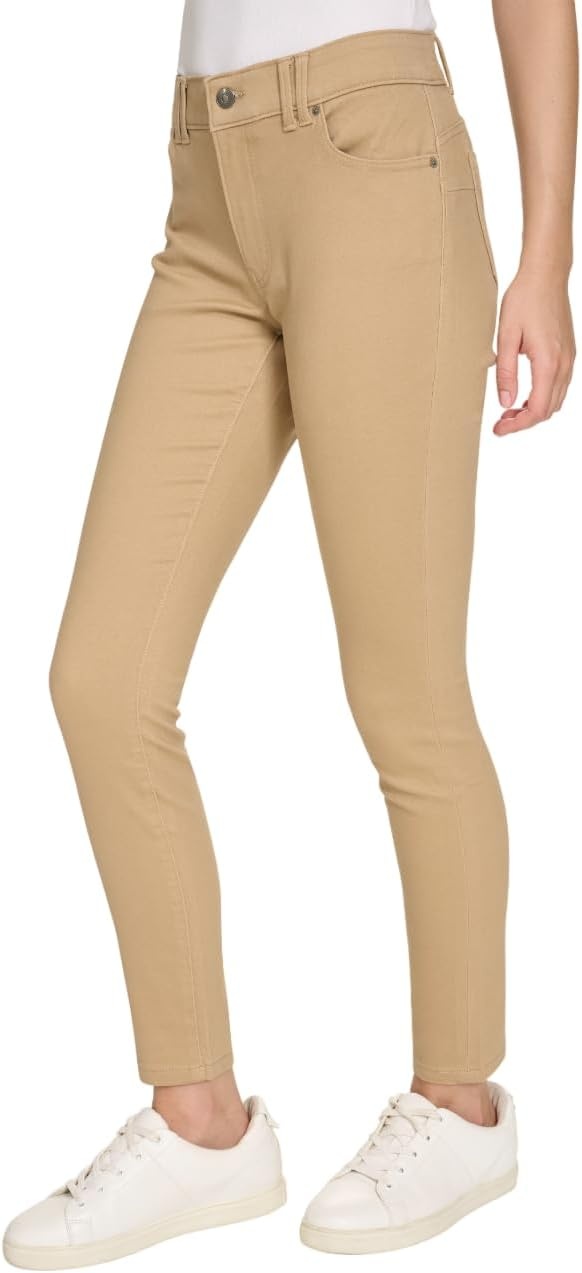image:imageNautica Womens Skinny Fit Solution Sateen PantTigers Eye