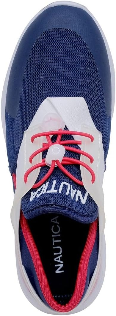 image:imageNautica Womens SlipOn Sneakers Comfortable Running Shoes Stylish amp Easy to Wear Perfect for Everyday WearRed White Bluelarke
