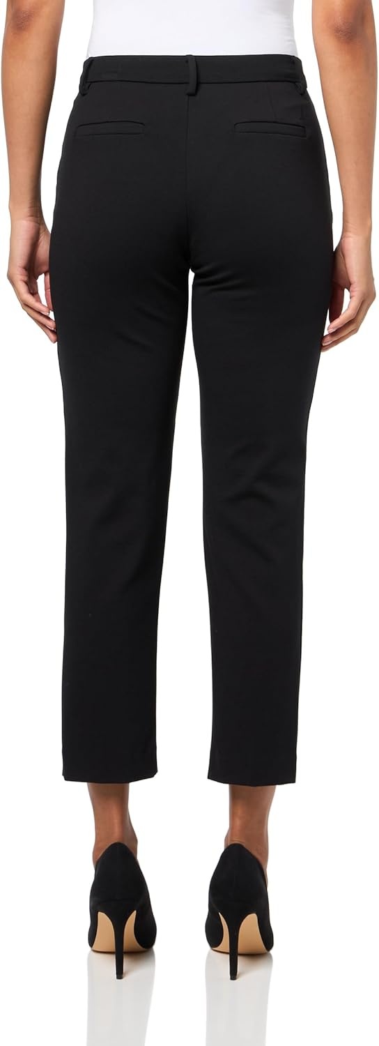 image:imageNautica Womens Solid Montauk Ponte TrouserBlack
