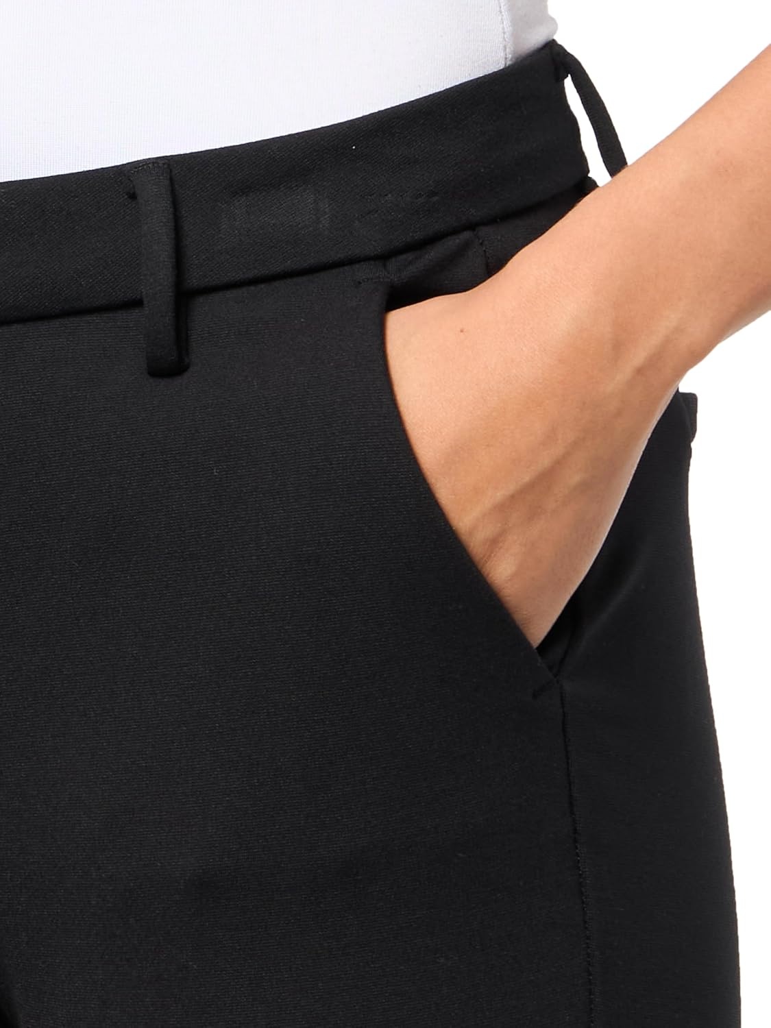 image:imageNautica Womens Solid Montauk Ponte TrouserBlack