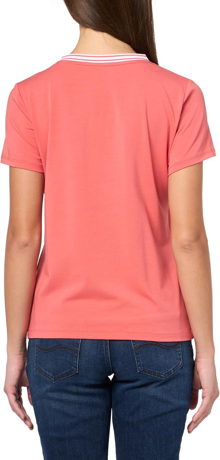 image:imageNautica Womens Solid VNeck Short Sleeve TShirtCoralie