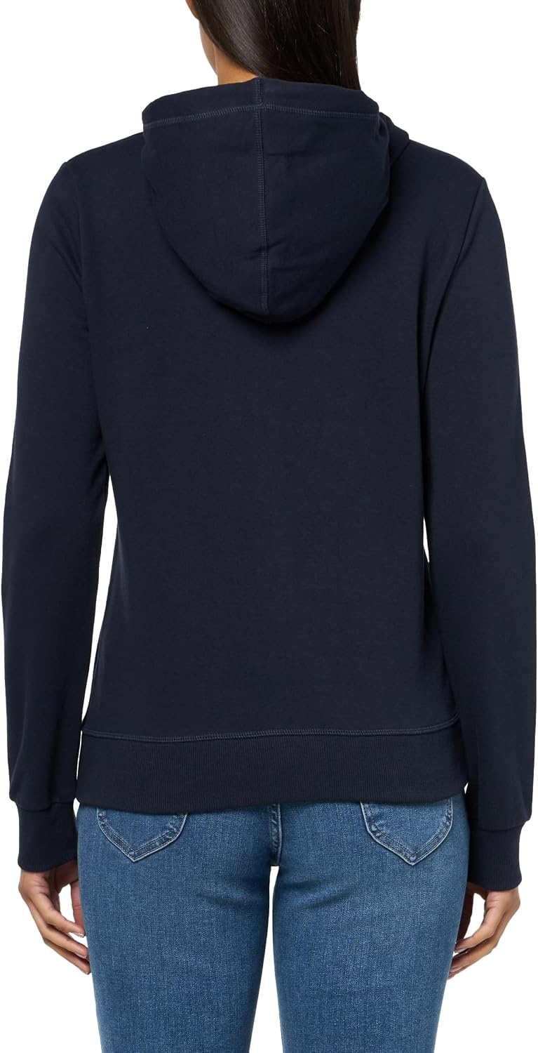 image:imageNautica Womens Solid Zipper Long Sleeve Hoodie SweatshirtNight Sky