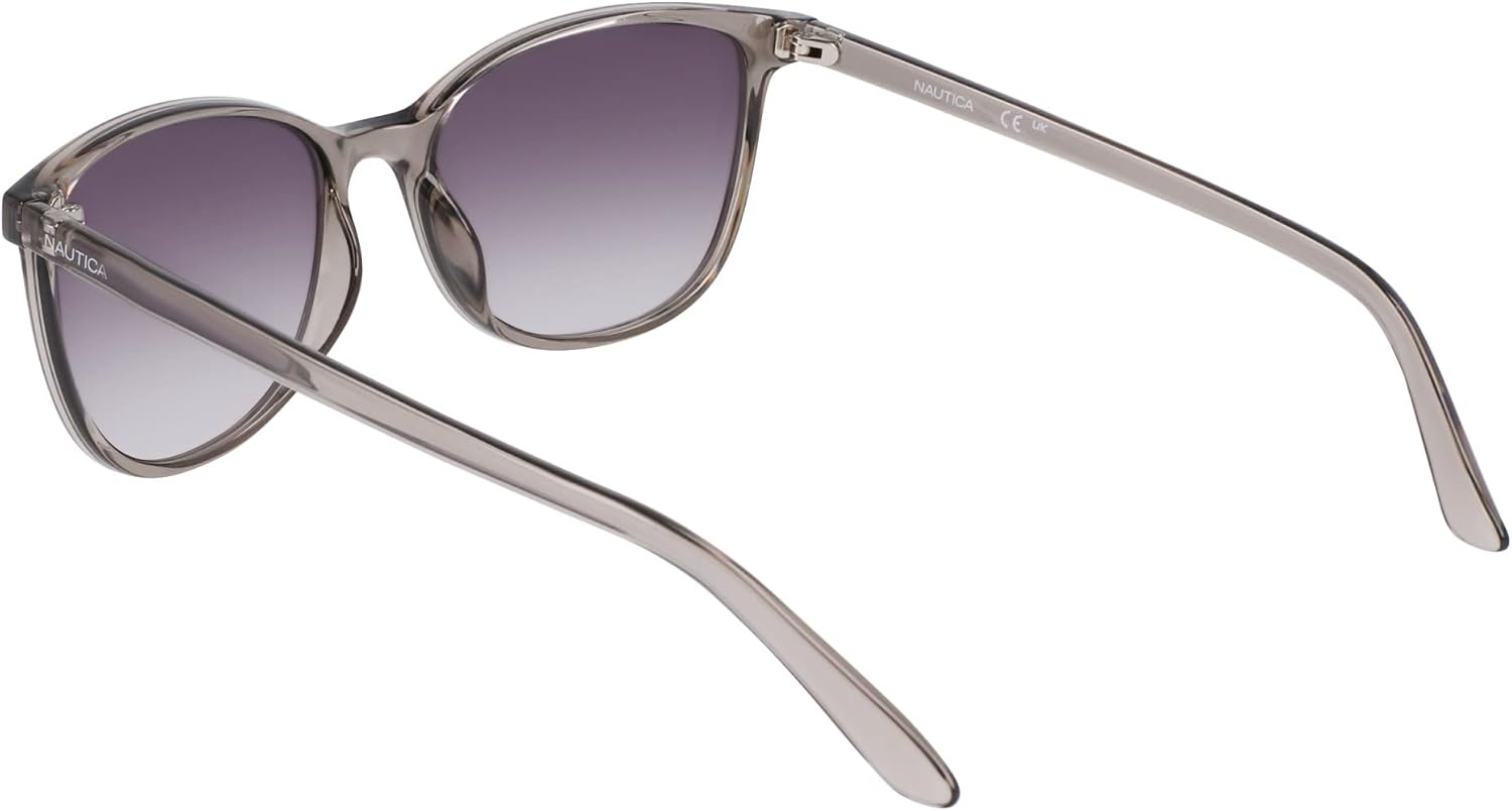 image:imageNautica Womens Sunglasses N2243S Crystal Smoke with Smoke Gradient Lens