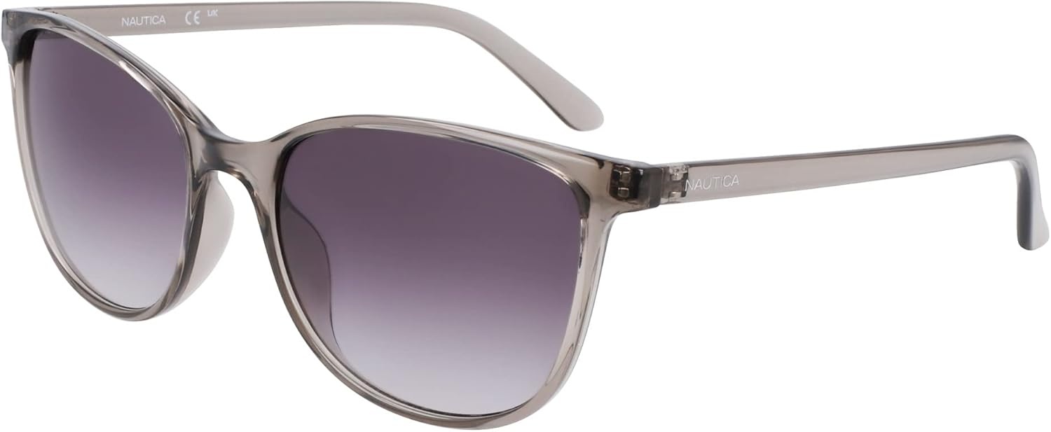 image:imageNautica Womens Sunglasses N2243S Crystal Smoke with Smoke Gradient Lens