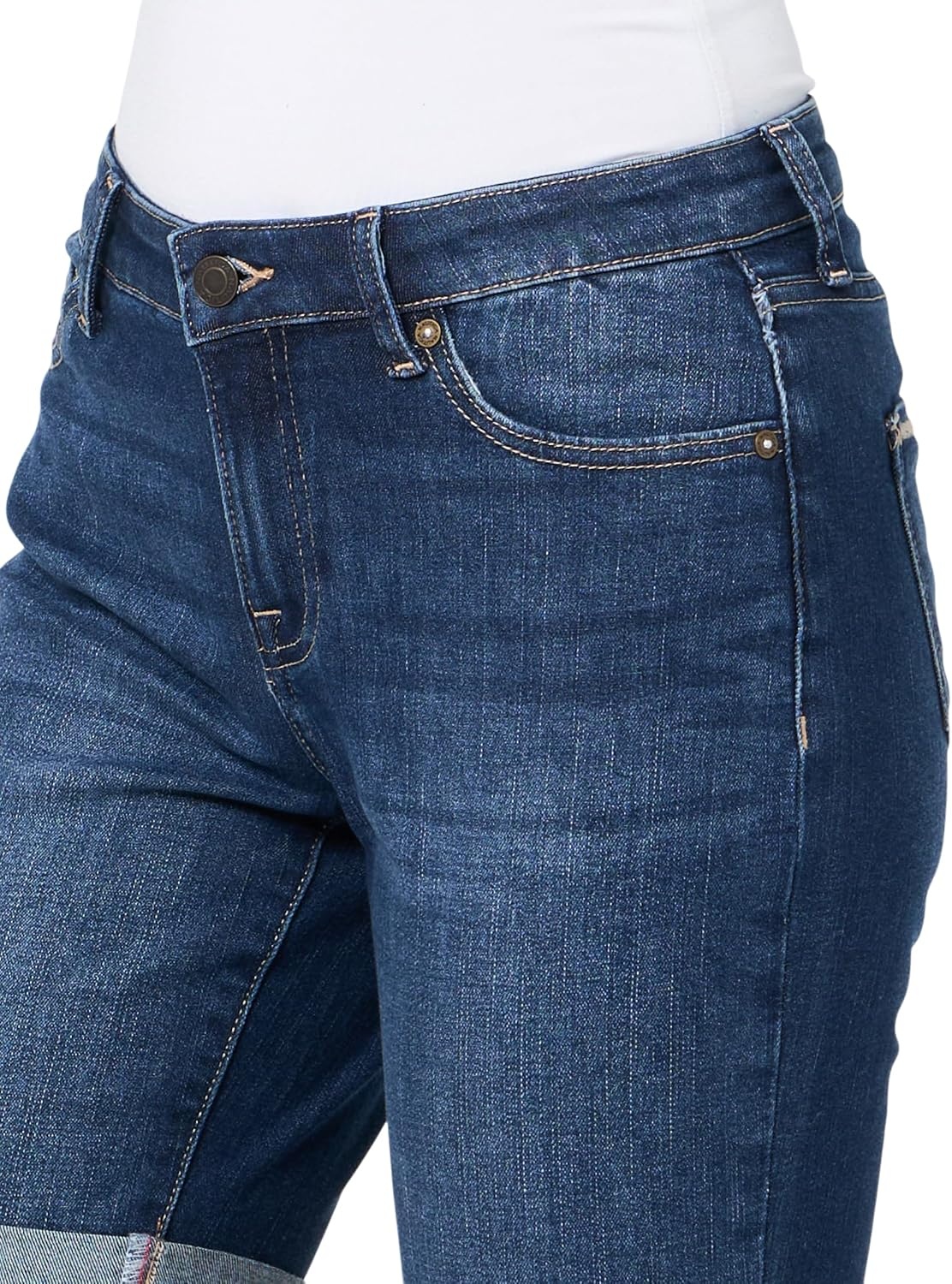 image:imageNautica Womens Surf Cuffed Jean Denim ShortsSailor Wash