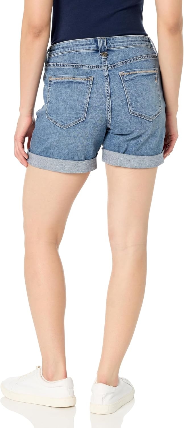 image:imageNautica Womens Surf Cuffed Jean Denim ShortsSkyline