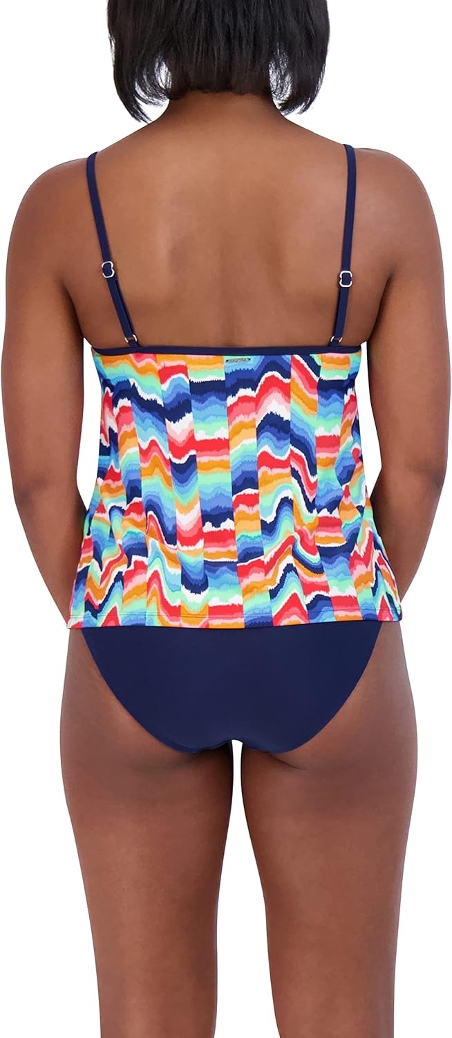 image:imageNautica Womens Tankini Swimsuit Set QuickDry UPF Bathing Suit Top Swim Beach Pool Resort WearMulti