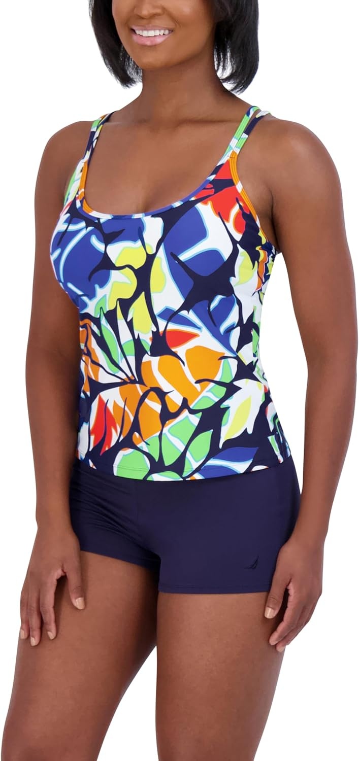 image:imageNautica Womens Tankini Swimsuit TOP QuickDry UPF Swim Beach Pool amp Resort WearFloral