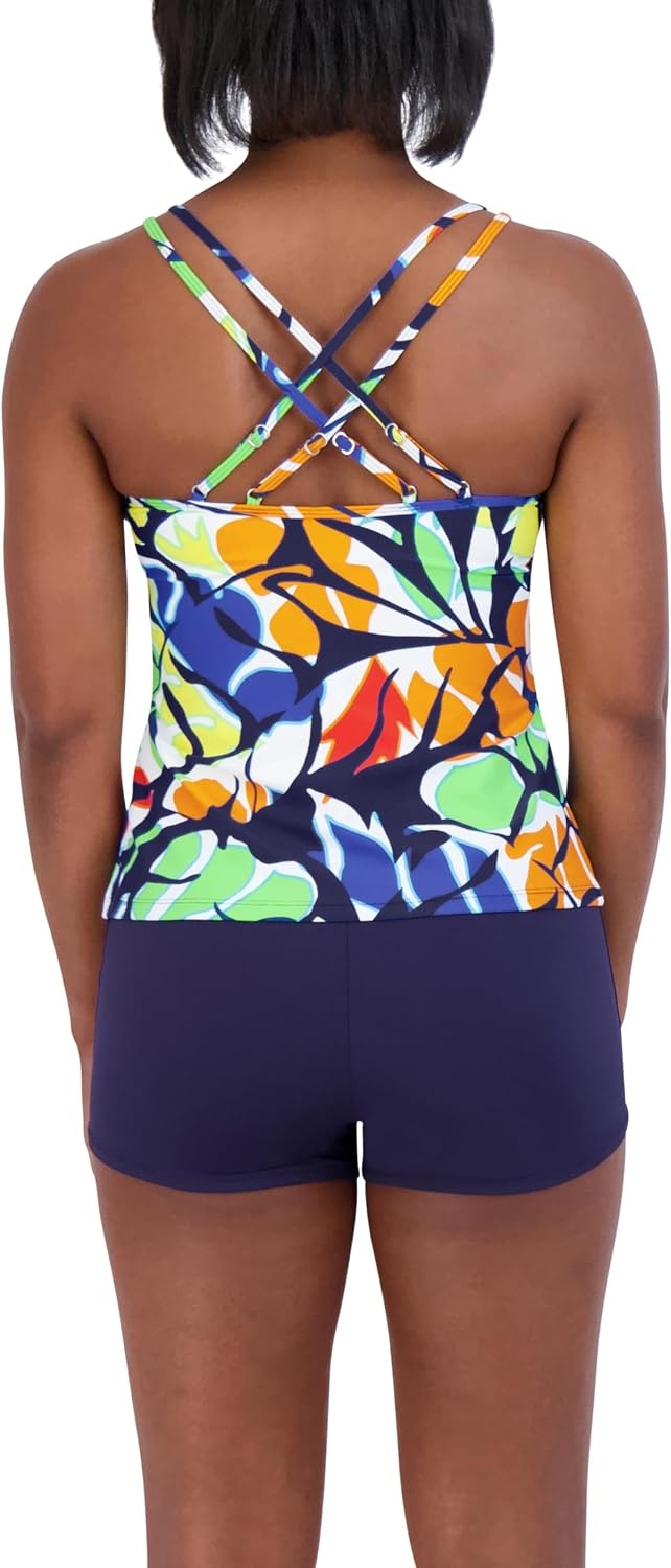 image:imageNautica Womens Tankini Swimsuit TOP QuickDry UPF Swim Beach Pool amp Resort WearFloral