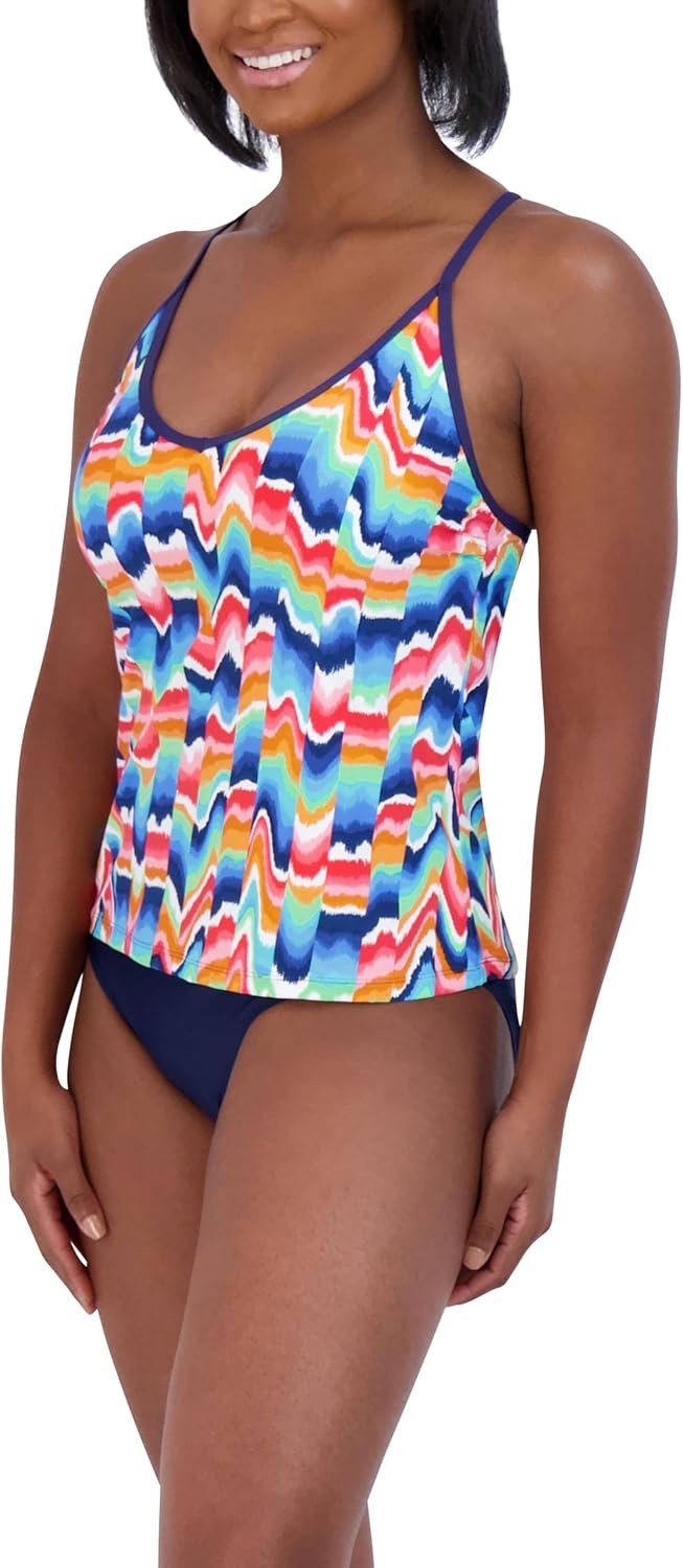 image:imageNautica Womens Tankini Swimsuit TOP QuickDry UPF Swim Beach Pool amp Resort WearMotley