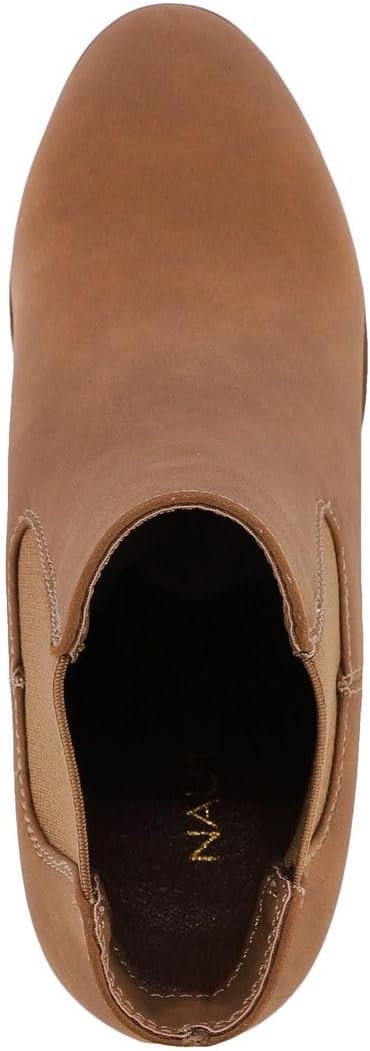 image:imageNautica Womens Wedge Boot Casual Fashion High Heel SlipOn Ankle BootiesTan Maala