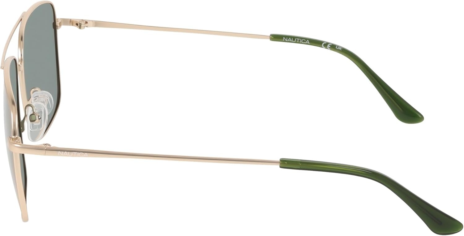 image:imageNautica mens N112sp Aviator SunglassesGold